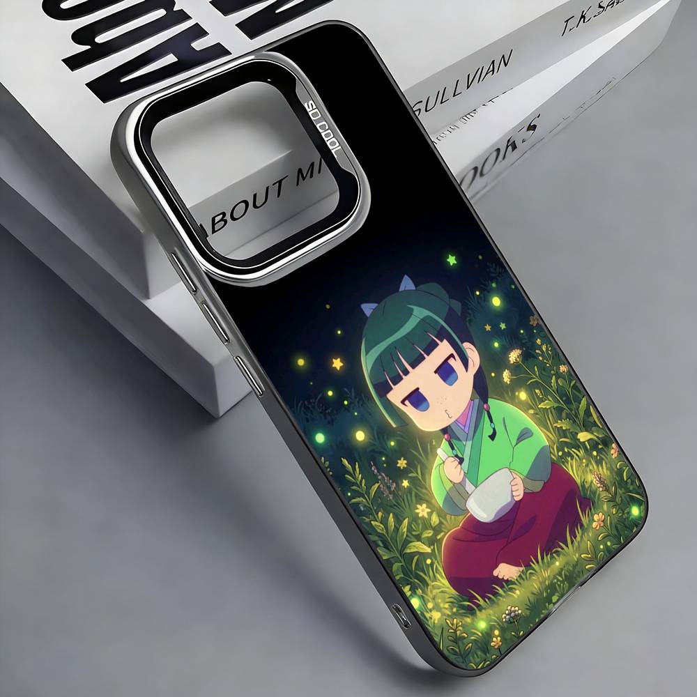 

The Apothecary D-Diaries Maomao Colorful Silver Back Phone Case For IPhone 17 16 15 14 13 12 11 Plus Pro Max Plus iPhone14Pro