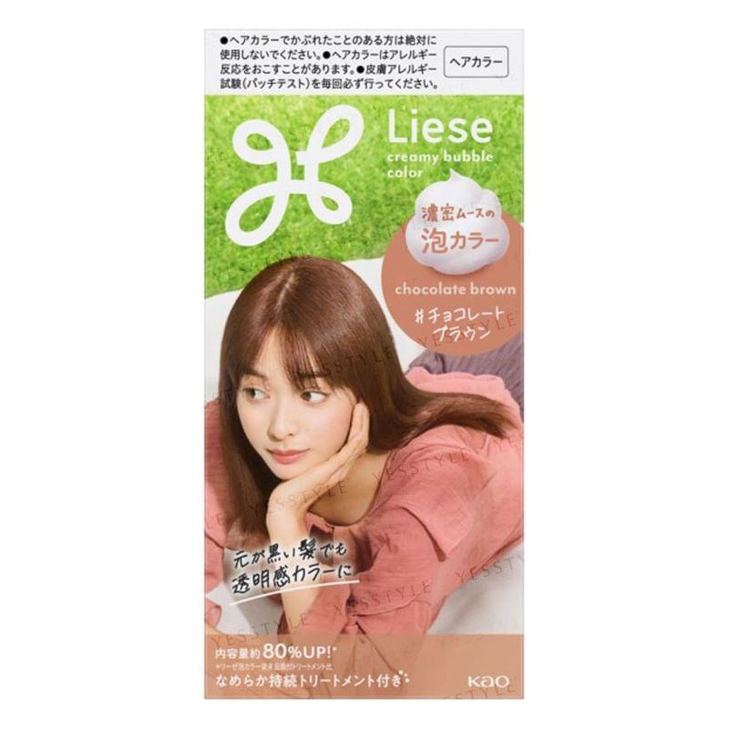 Kao - Liese Creamy Bubble Hair Color For Black Hair