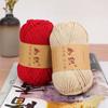 85M/roll Crochet Thread Macrame Rope 65% Cotton Wool Line Yarn  Knitter Crochet Bag