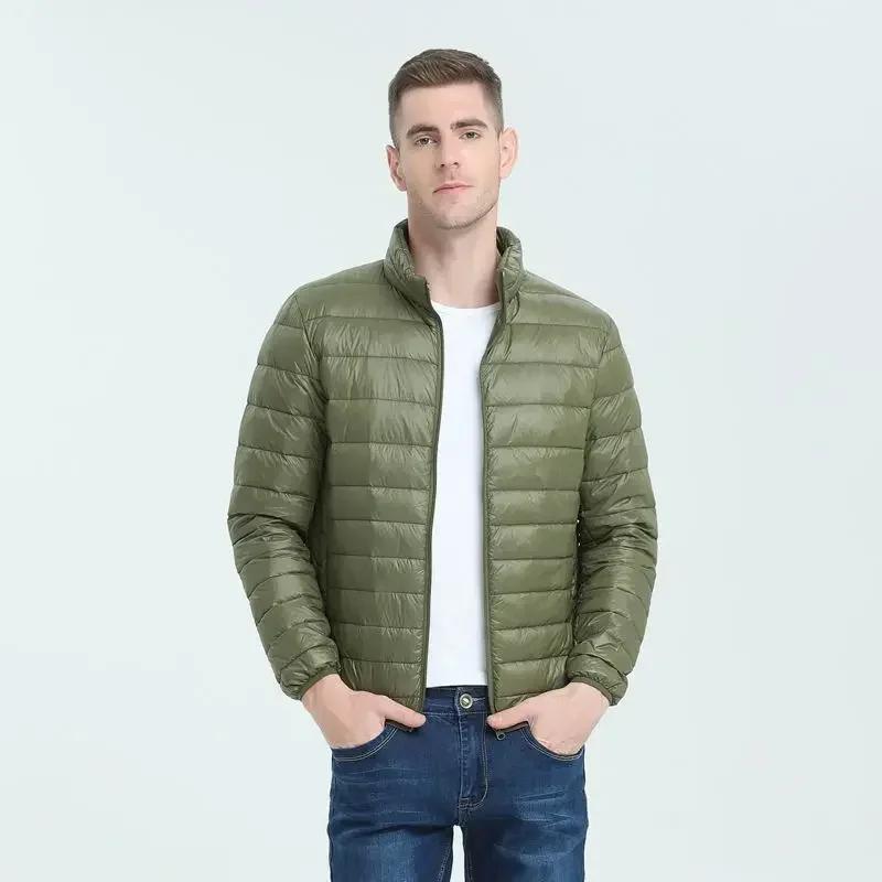 Jachetă de Toamnă/Iarnă pentru Bărbați 5XL, Ultralejeră, Respirabilă, Călduroasă, 7 Culori, Palton de Iarnă pentru Bărbați, Îmbrăcăminte pentru Bărbați