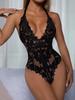2025 Heated Pin One-piece Lingerie Sexy Seduction Lace