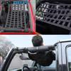 Black Heavy Duty Cargo Net Cover For Jeep Wrangler TJ JK 07-18 Multifunctional Top Roof Storage Hammock Bed Rest Network Cover