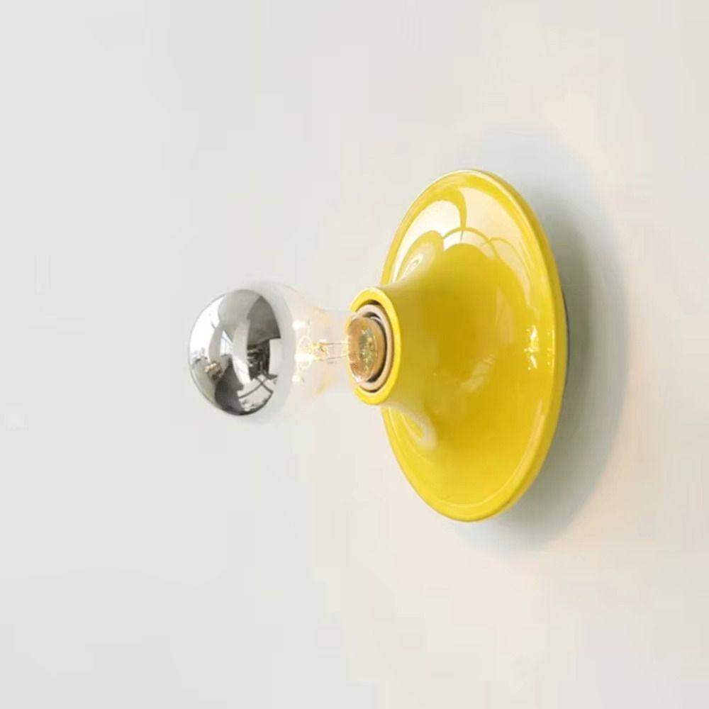 Vintage Style Retro UFO Wall Lamp Nordic Design Simple Style Decorative Wall Light Cozy Avant-garde Creative Art Sconce