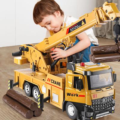Oversized Alloy Crane Toy Kids Boy Puzzle Heavy Engineering Vehicle Toy Model Inertia