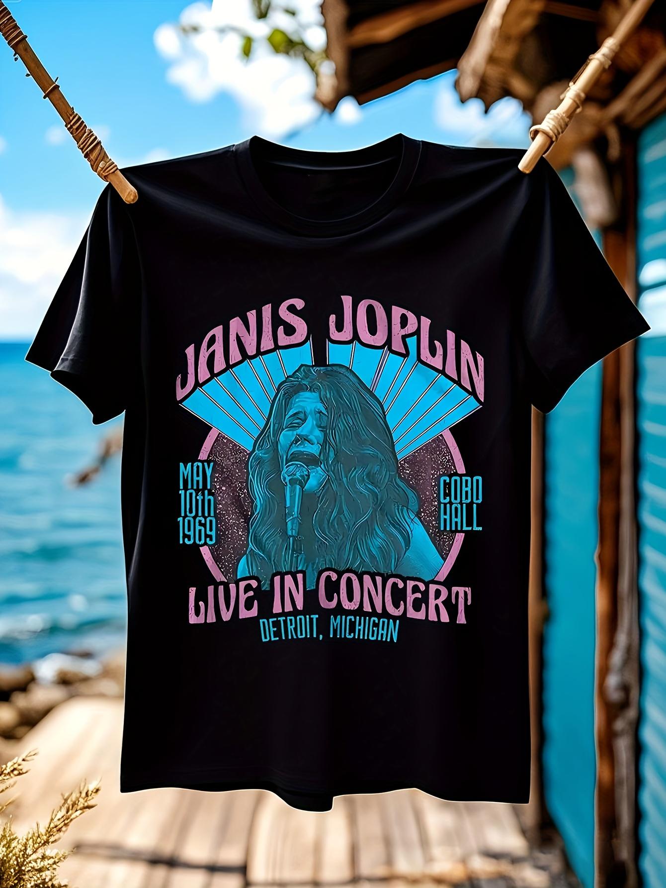 Janis Joplin 1969 Concert Vintage Tshirt Vintage Graphic ... M