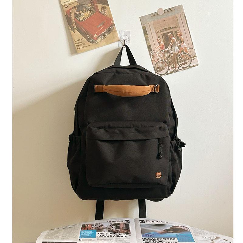 Male and Female College Students Schoolbags Junior High School Girls High School Students Leisure Burden Reduction Large Capacity Travel Backpack