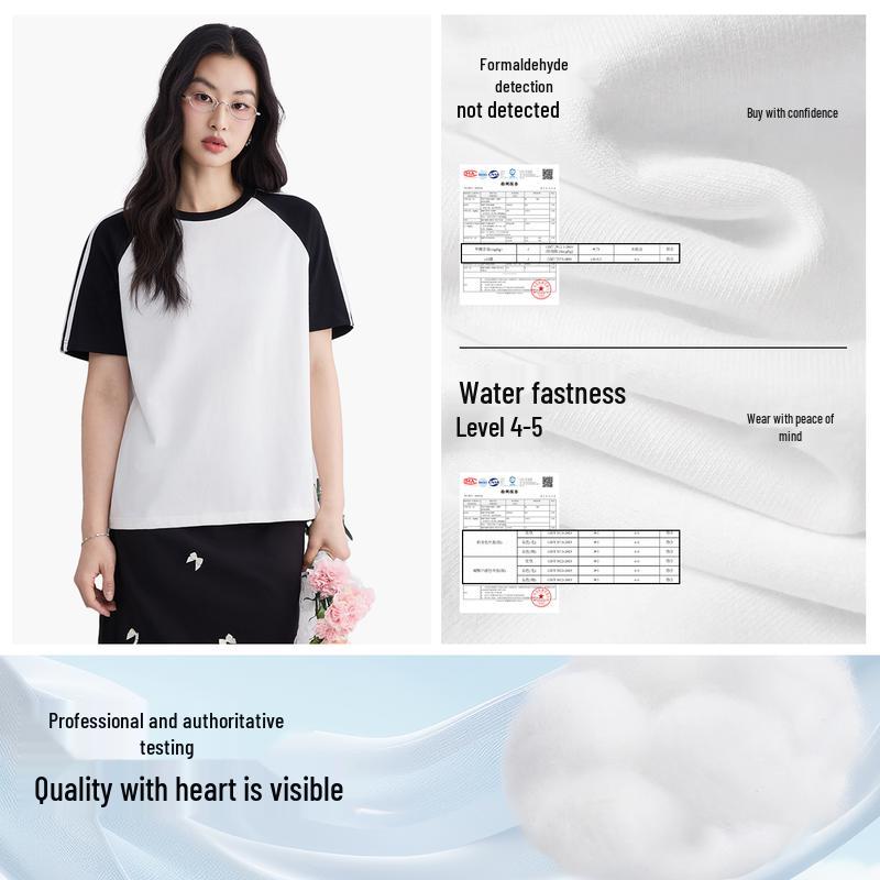 MINISO Women's Short Sleeve & Shorts Sportswear Set