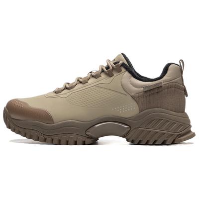 Comfortable Versatile Wear-Resistant Warm Low-Top Casual Shoes Men Sneaker Beige Brown AGLU247-4
