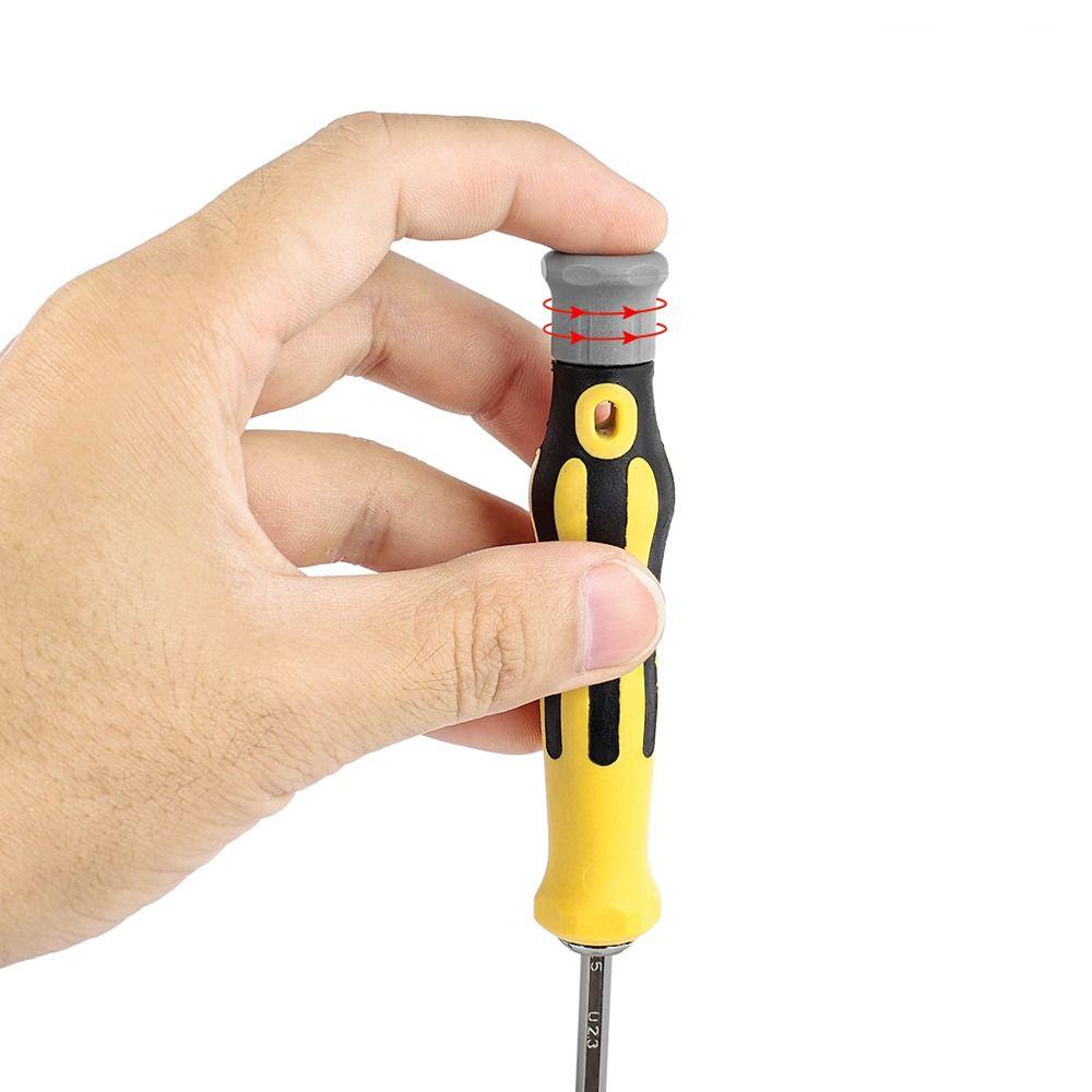 Magnetic Disassemble Tools Insulated Combination Kit Batch Head Screwdriver Set Plum Triangle Bit