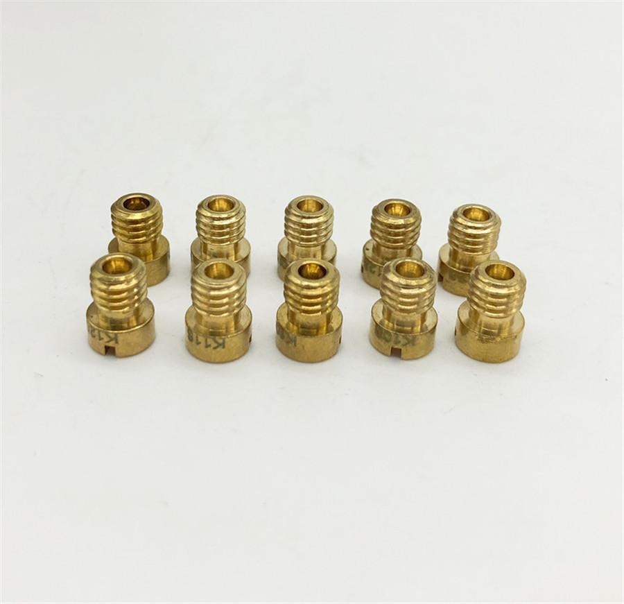 10x 112/115/118/120/122/125/130/132/135/138 Motorcycle Carburetor Main Jet Kit