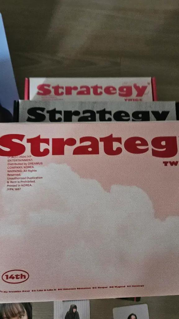 TWICE Strategy Album + Photocard Goods Used