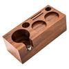 Elegant Wood Coffee Tamper Holder Practical Espresso Accessories Support Base Rack Professional Baristas Equipment