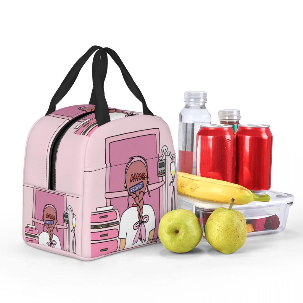 Custom Enfermera En Apuros Doctor Nurse Medicine Insulated Lunch Tote Bag for Women Resuable Cooler Thermal Bento Box Children
