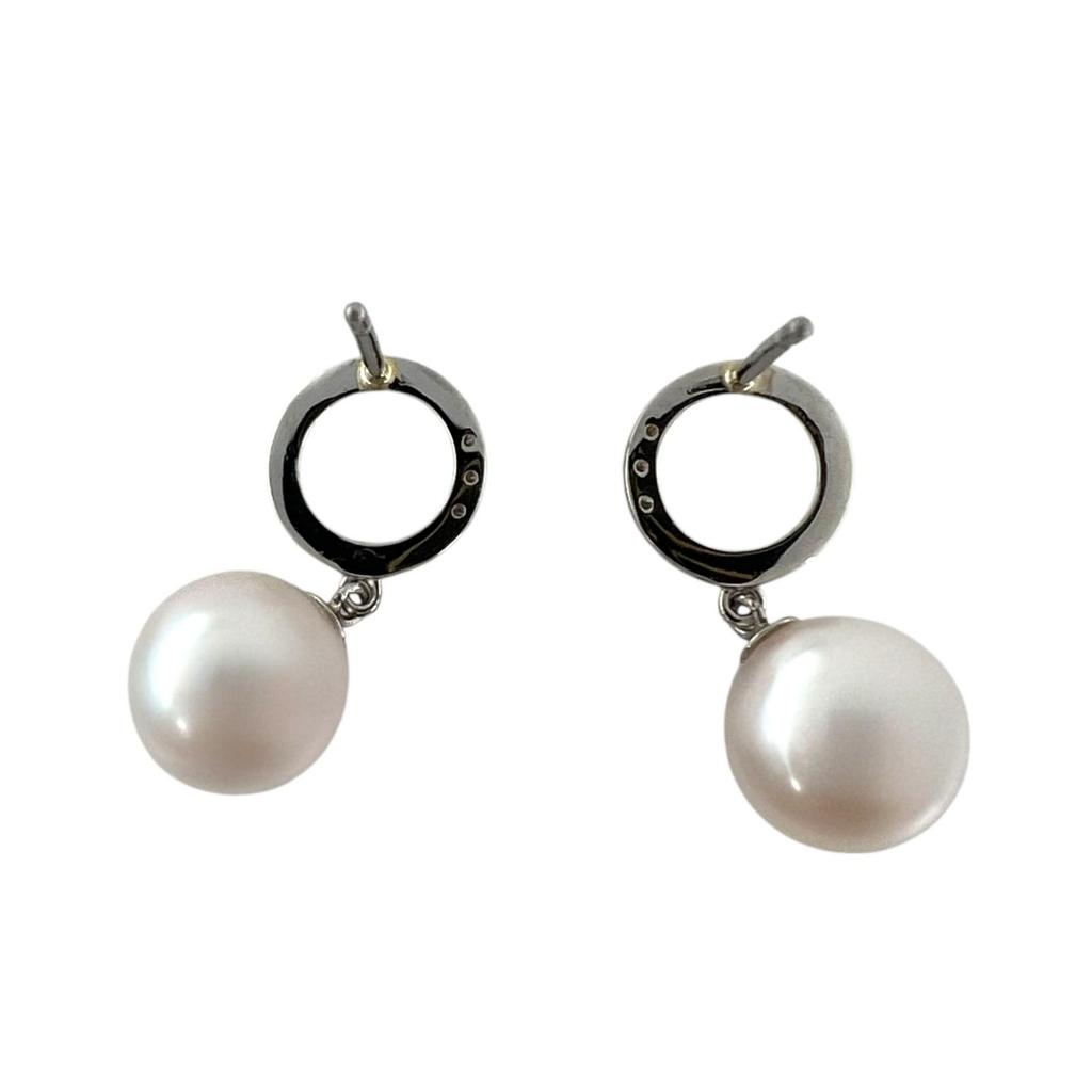 no brand  Pierce Silver Women Pearl used