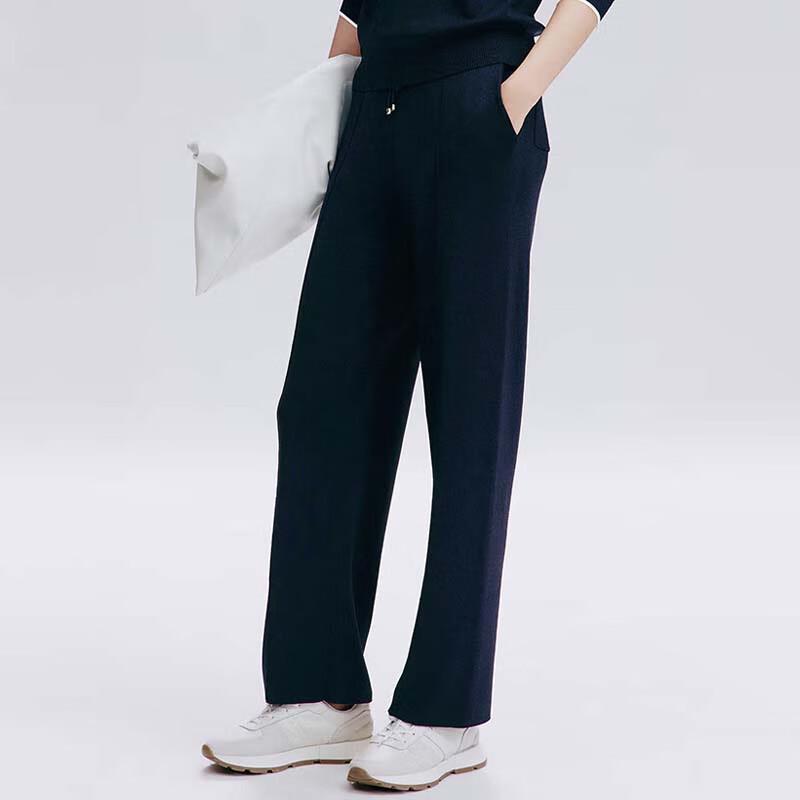 JESSIE 3D Toothpick Pleat Wide-Leg Knit Pants for Women