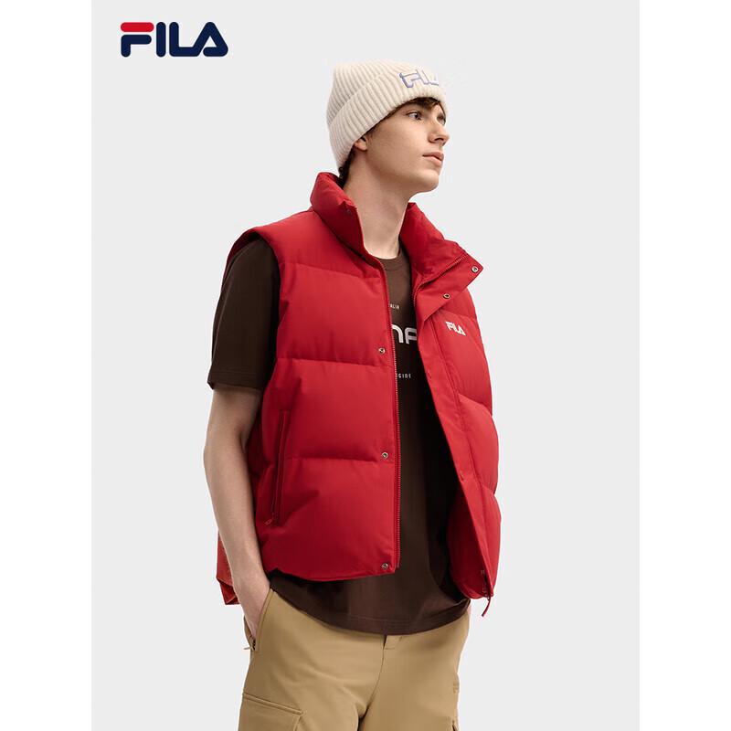 FILA Unisex Casual Stand-up Collar Down Vest
