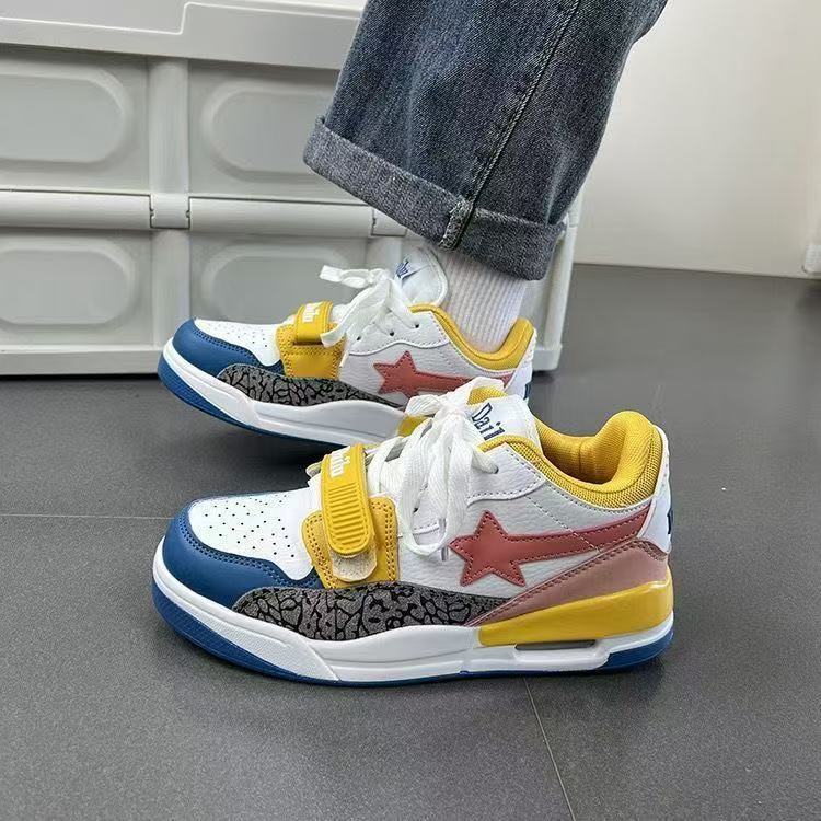 Original Ungdom Herr Dam Platta Sneakers Lyxiga Bekväma Plattform Casual Brädskor Trend Mångsidig Parsko