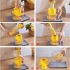 Corn Stripper and Peeler Tool with Bowl Quick & Safe Corn Cutter with Built-In Measuring Cup and Stainless Steel Blades Grater