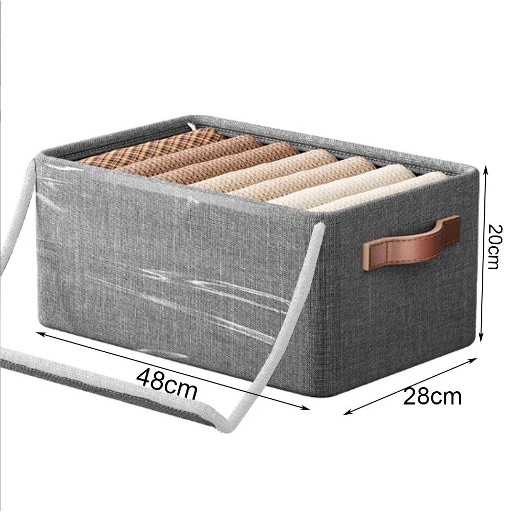 1PC Cationic Closet Organizer with Lid Dustproof Clothes Storage Household Dormitory Storage Cabinet Storage