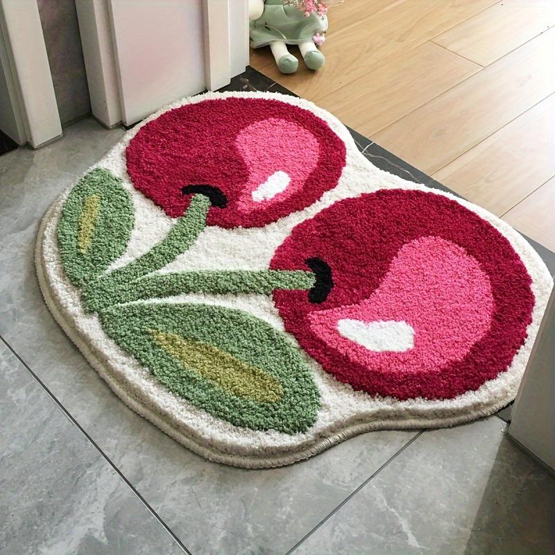 American Flower Carpet Absorbent Bathroom Entrance Carpet Entrance Door Wear Resistant Carpet Home Decoration