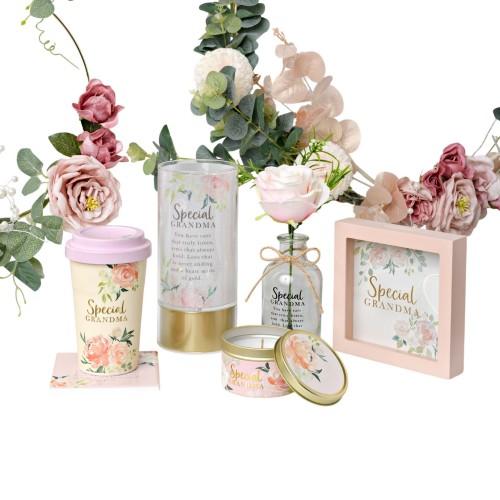 Sophia Special Grandma Flowers Decorative Jar
