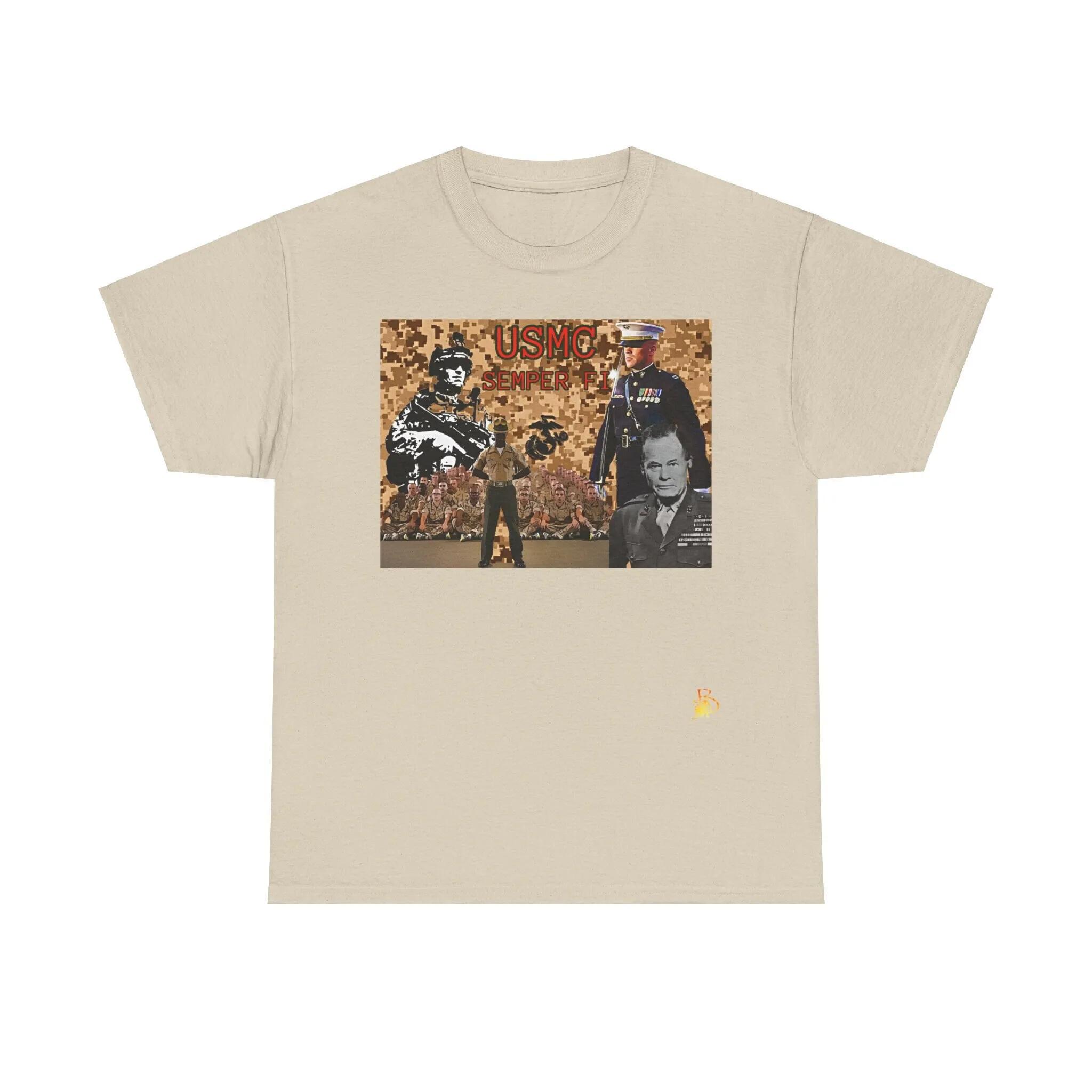 Marine Life Heavy Cotton T Shirt S разноцветный