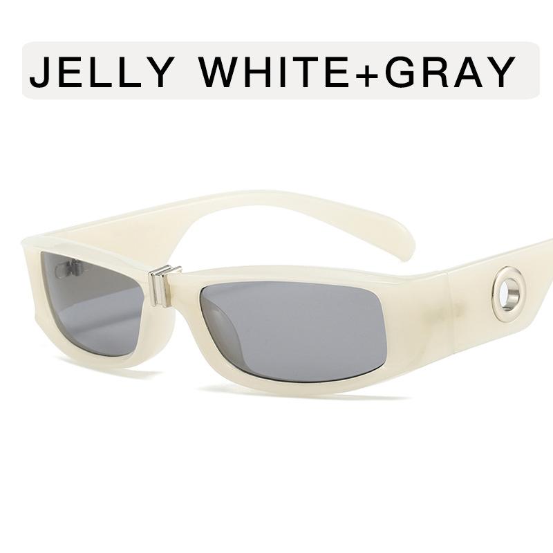 Fashion Sunglasses Sweet Cool Babes Outdoor Sunglasses Trendy Retro Square Wide Edge Sunglasses