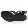 Great GUCCI Sandals Interlocking G black leather Women 36.5 695207 Used