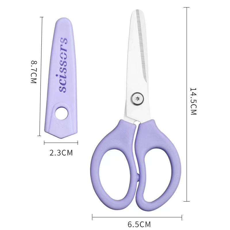 Ceramic Baby Food Scissors: Portable, Household Kitchen Tool for Cutting Vegetables, Meat, and Noodles.