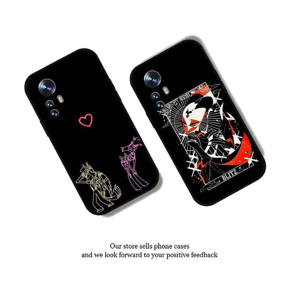 Anime H-hazbin Hotel Phone Case For Xiaomi Redmi 13 12 13 12C 14C Redmi Note 14 13 12 Pro Plus 12S 11S 11 10S Soft Cover