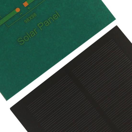 1.3W 5.5V Solarmodul 98X98MM Tragbar Leicht Hohe Effizienz Elektronische Geräte 3.7-5V Batterie Spielzeug Solar