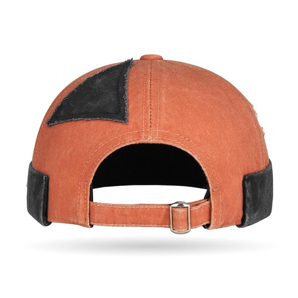 Fashion Hip Hop Beanie Street Hat Washed Denim Adjustable Skullcap Solid Color Cotton Vintage Dome Hat For Men Women