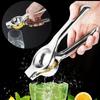 Stainless Steel Lemon Juicer Heavy Duty Press with Ergonomic Lever for Citrus Fruits Apples Pears Easy Clean Home Commercial Use