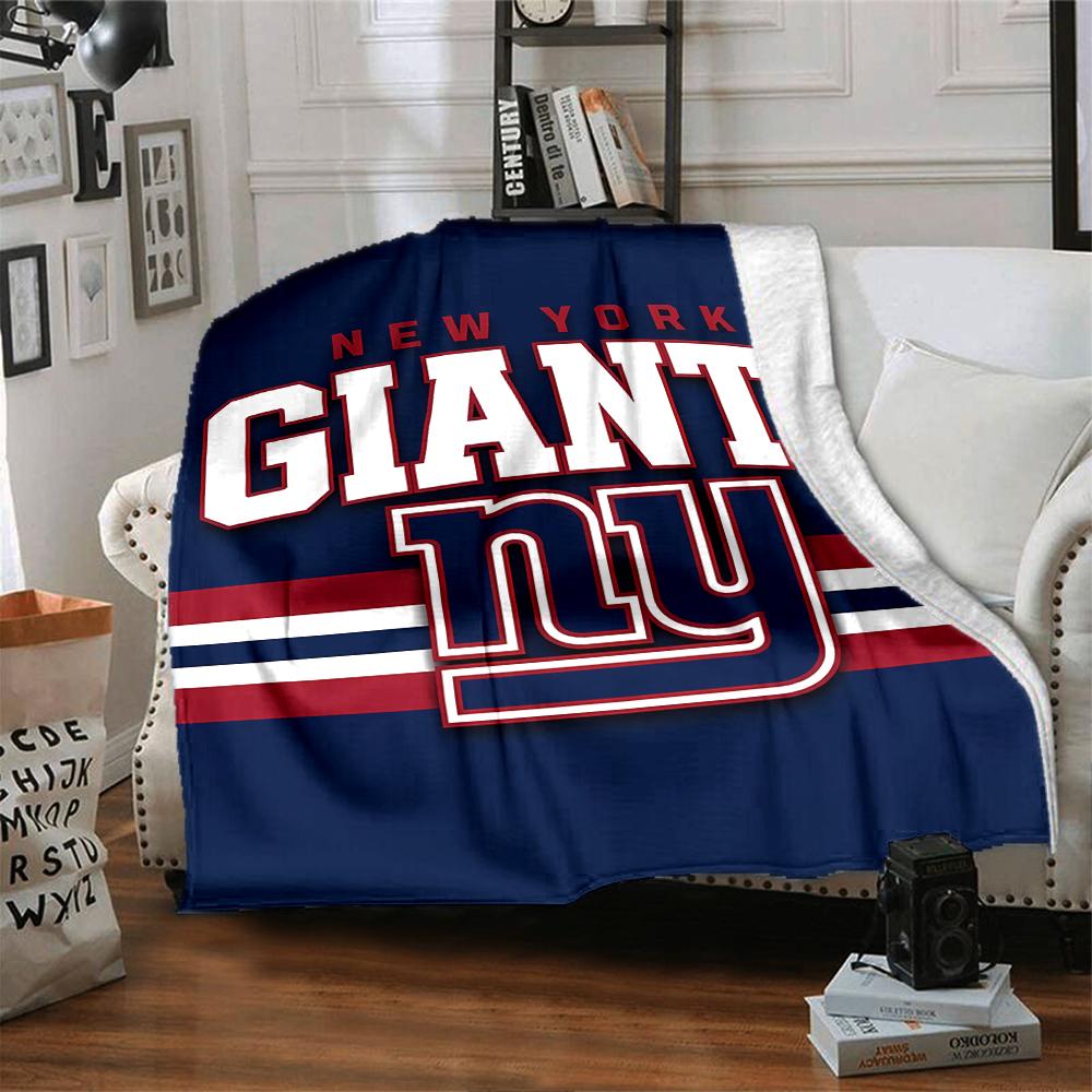 1pc Blanket - New York Giants logo Print Design,Lightweight Blanket for Sofa,Bed- Soft &Warm,Gift for All Seasons