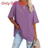 Cotton T Shirt For Women With V Neck Short Sleeve Casual Summer Top For Daily Wear