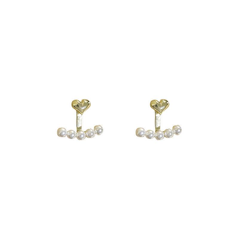 Retro Light Luxury Korean-Style Pearl Tassel Earrings for Women