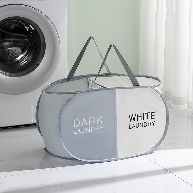 

Складная трехцветная корзина для белья: Большая трансграничная корзина для грязного белья