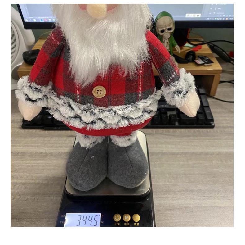 Weihnachten Teleskop Rentier & Weihnachtsmann Fensterdekoration Ornament