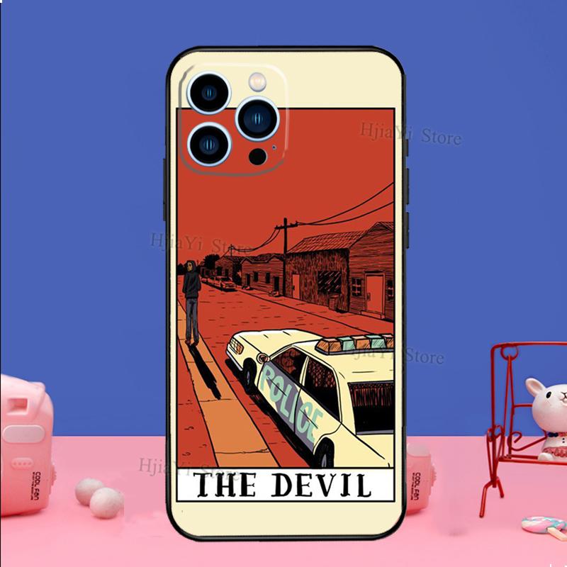 Police Phone Case For iPhone 16 15 12 13 Mini 11 14 Pro XS Max Plus X XR Silicone Cover