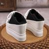 Fashion 11cmNew Style Casual Shoes For Women Ladies Platform Shoes White Shoes Comfortable Sneakers Increase Height By
