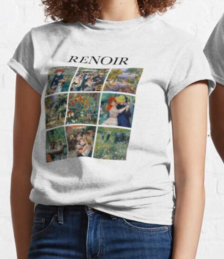 

Renoir Collage T shirt %100 Premium Quality Unisex T-Shirt M