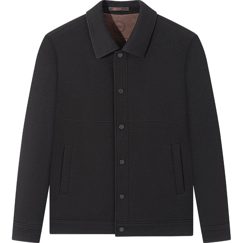 SEVEN Men's Modal Textured Lapel Casual Jacket
