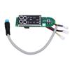 Elektrische Scooter Dashboard Circuitplaat Vervanging voor Buitenrijden Stevig Plastic Dubbele Handrem Versie Blauwe Connector