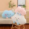 Doubao Cloud Plush Cushion For Window Seat Decoration With Comfortable South Korean Velvet
