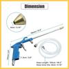 Air Engine Cleaning Spray Gun High Pressure with 40.2" Long Hose Wash Pneumatics Cleaning Sprayer Tool Auto Replacement Parts