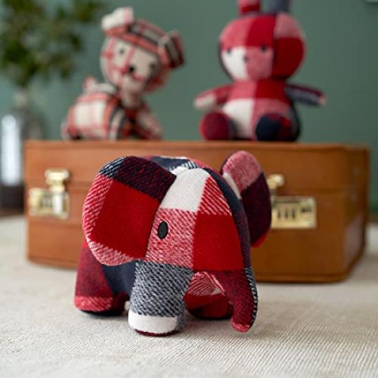 BON TON TOYS Elephant Check 20cm Red BTT-021RD Gift
