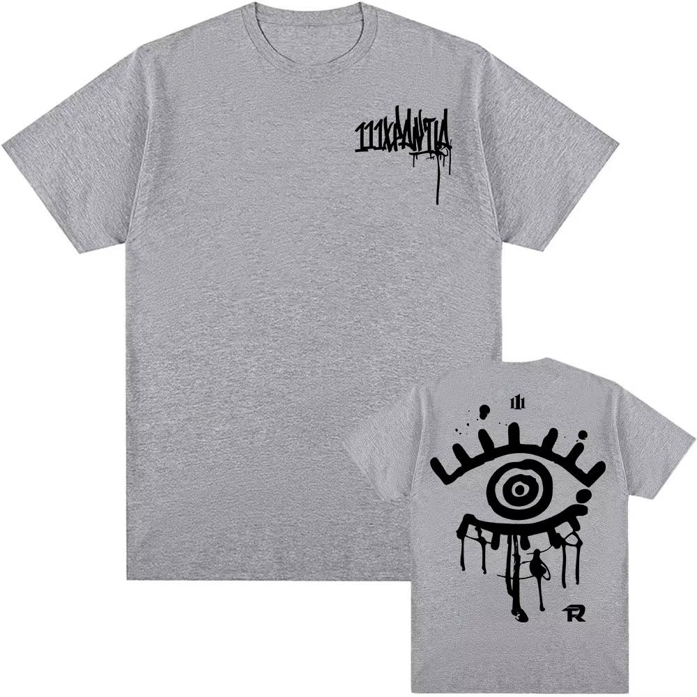 

2025 Album 111XPANTIA Force Regida T-shirt Grunge Hip Hop Summer Men s Streetwear Cotton Shorts Casual T-shirt S