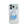Adorable Rabbit Stand Case for iPhone 17/16 Pro Max/15 Pro