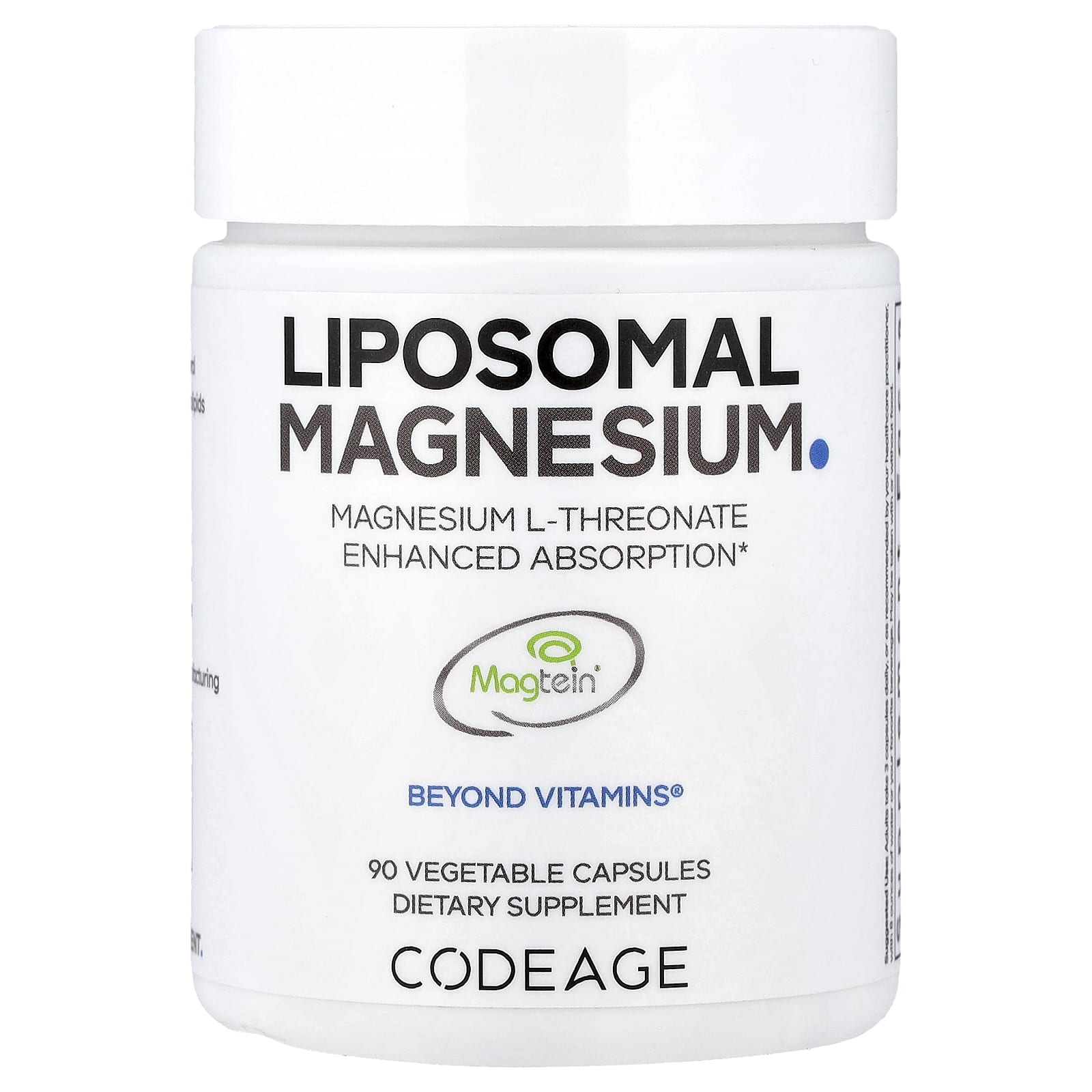 

Liposomal Magnesium L-Threonate, 90 Veggie Caps