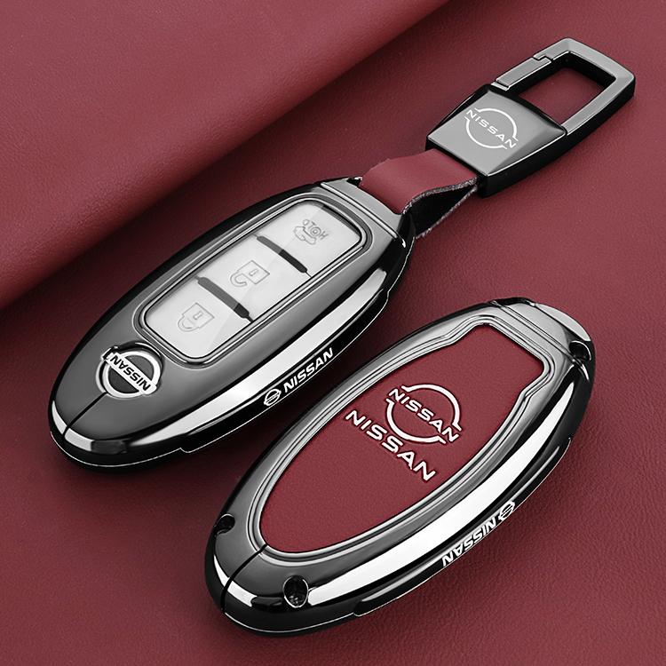 Car 4 Buttons Key Case Cover Shell for Nissan Sentra Leaf Rogue Sunny Versa Patrol X-Trail Qashqai GT-R Kicks for Infiniti W1